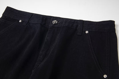 Chrome Hearts American street art cross with straight shaft Pants V10