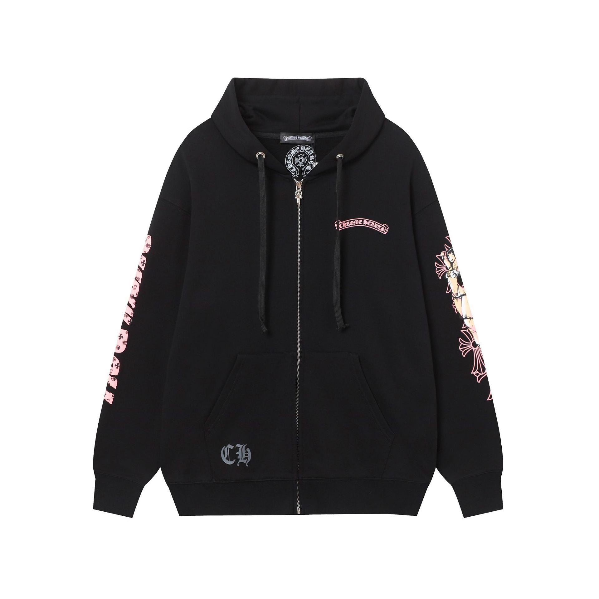 Chrome Hearts New Zip Up Hoodie 8660