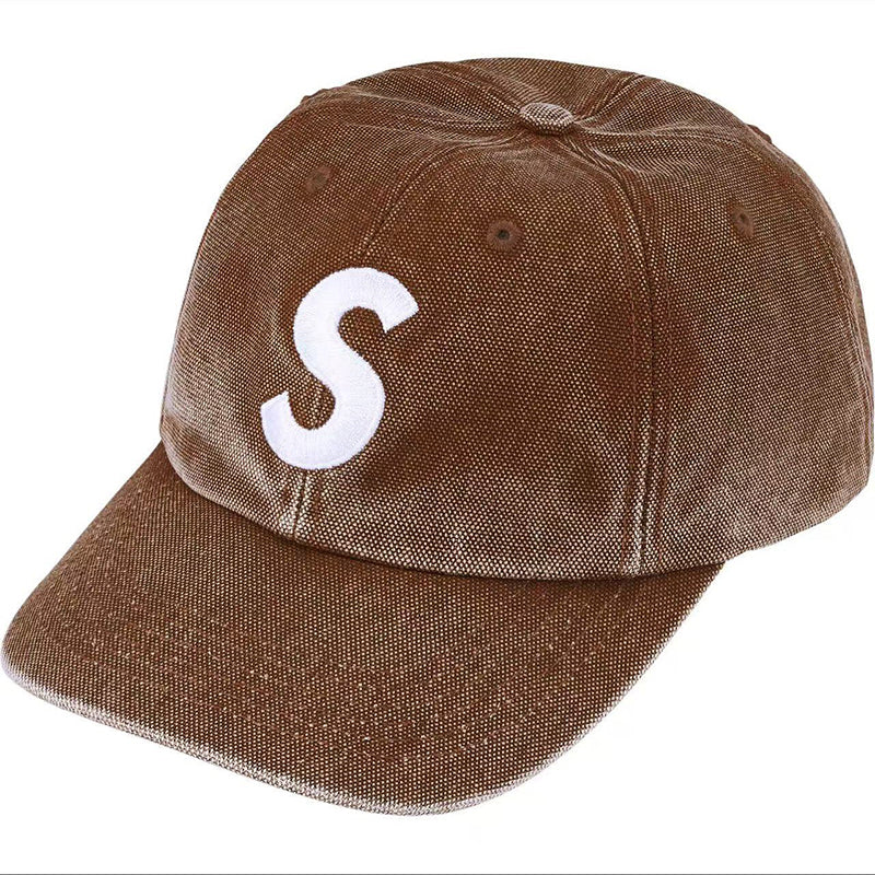 Supreme Washed Chino Twill S Logo Cap