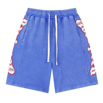 Godspeed Lettering Pattern Shorts #8770