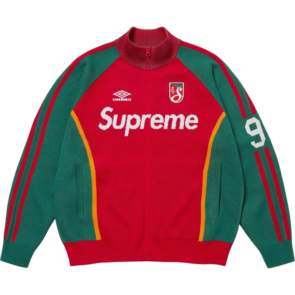 SUPREME 25FW Zip Up Sweater