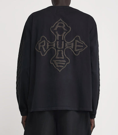 RHUDE Raised-Logo Cotton Sweatshirt